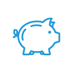 Obraz premium Cute Cartoon Piggy Bank Illustration for Financial Savings Concept