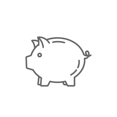 Fototapeta premium Cute Cartoon Piggy Bank Illustration for Saving and Financial Planning