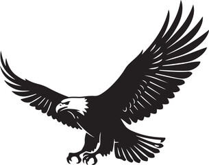 Fototapeta premium Bald Eagle Silhouette