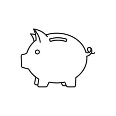 Obraz premium Cute Piggy Bank Illustration for Saving Money Concept