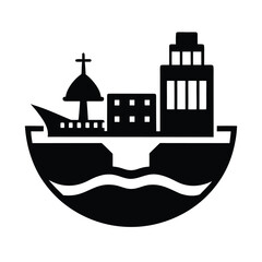 Senegal Trade Port Icon