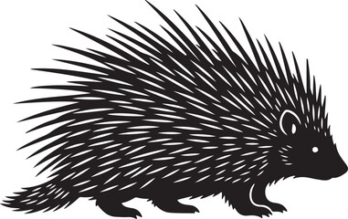 Porcupine Silhouette