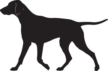 Weimaraner Dog Silhouette