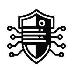 Server Protection Shield Icon