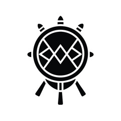 Shaman Drum Symbol Icon