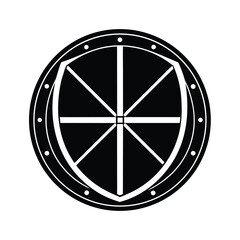 Round Shield Heritage Icon