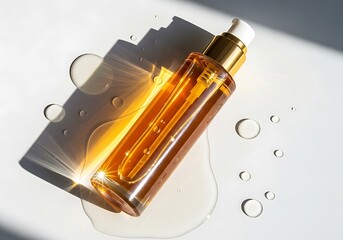 Golden Elixir Luxurious Face Serum in Sunlight