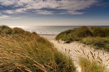 picturesque Orrestranden Beach near Stavanger in southern Norway