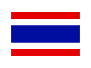 Fototapeta premium タイの国旗のアイコンイラスト素材3