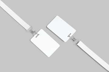 ID Card Mockup Design Blank