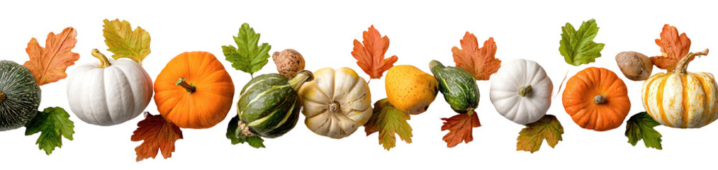 Autumn gourds and leaves (1)