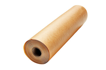 Industrial protective insulation paper roll for electrical applications Isolated on a Transparent Background