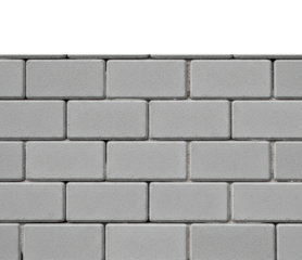 Building construction process with concrete blocks urban isolated on transparent background