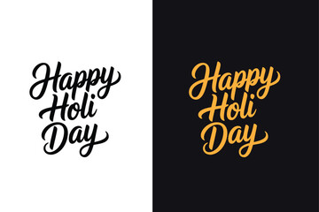 Obraz premium Celebrating Holi Day with colorful illustrations on contrasting backgrounds