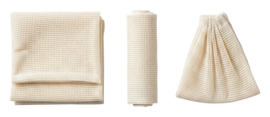 Home textiles display domestic collection cozy vibe isolated on transparent background