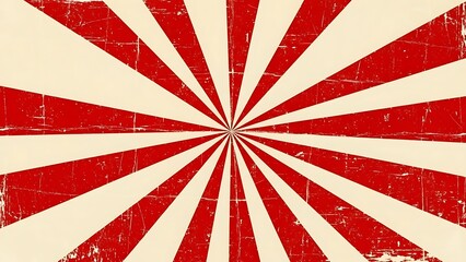 Vintage Red and White Striped Background Design for Posters and Banners