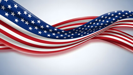 Fototapeta premium american flag with stars