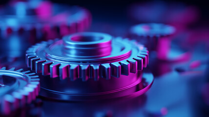 Metal gears interlocking to illustrate mechanical cooperation and the core structure behind engineered systems.
