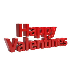 Happy valentine's day isolated on transparent background