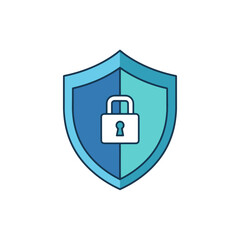 Shield with lock icon