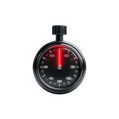 Stopwatch with red light