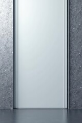 Clean lines, grey & white tech panel backdrop, background, banner