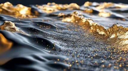 Golden waves