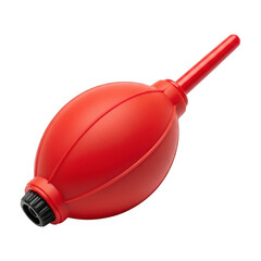 Fototapeta premium Red Rubber Air Blower for Camera Lens and Sensor Cleaning isolated on transparent background