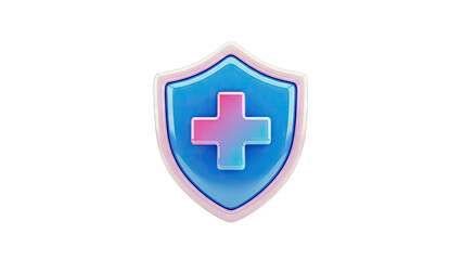 Medical Shield Icon: Protection and Healthcare Concept