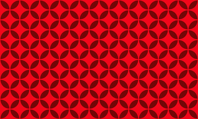 Elegant red and gold Chinese traditional ornament pattern for lunar new year festive background.