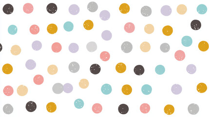 &ldquo;Polka Dot Pattern Vector &ndash; Baby Background and Template Set&rdquo;