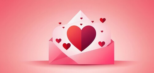 romantic hearts background