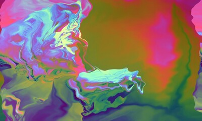 Liquid color waves background