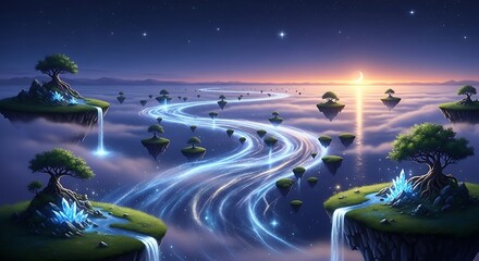 Floating Islands Fantasy.
