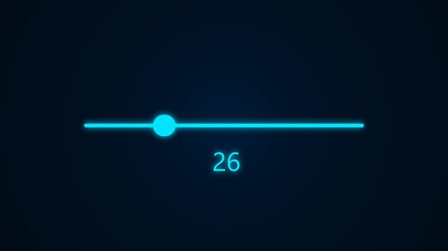 Loading bar countdown buffering animation intro loop