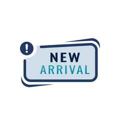 Modern Flat Design New Arrival Label for Product Promotion and Announcement