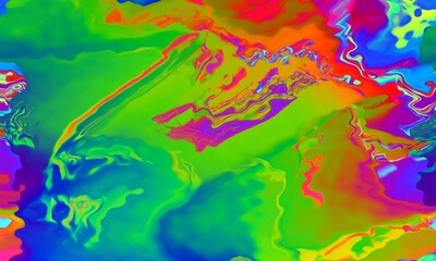 Textura abstrata green and red