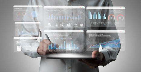 Financial dashboard improves data analytics reporting, performance tracking, and strategic decision making Parse