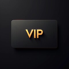 premium VIP privilege card digital illustration
