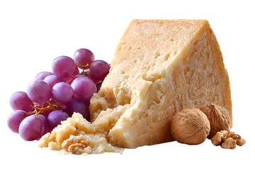 Delicious Cheese with Grapes and Nuts for Gourmet Platter