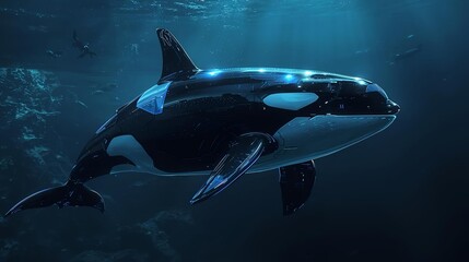 Obraz premium Orca in the water