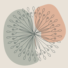 vector illustration of an abstract background