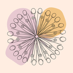 vector illustration of an abstract background