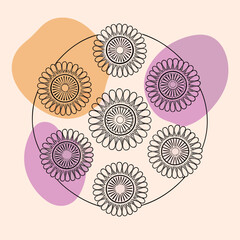 abstract floral background