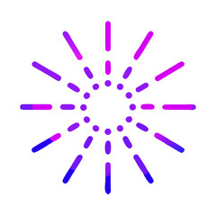 set of colored markers