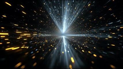 A futuristic abstract winter gradient background shifting through cool tones and enhanced visuals in a mesmerizing video display