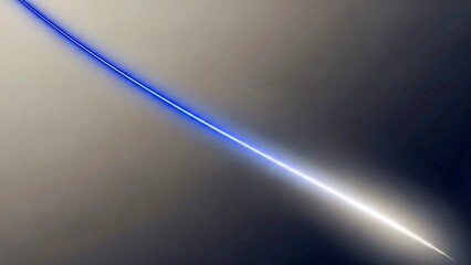 Modern Minimalist Blue Light Streak Fading into White Background Design