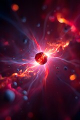 Blood Red Supernova Sphere