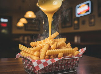 Cheese Sauce over Fries