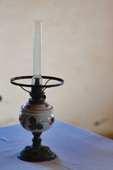old oil lamp